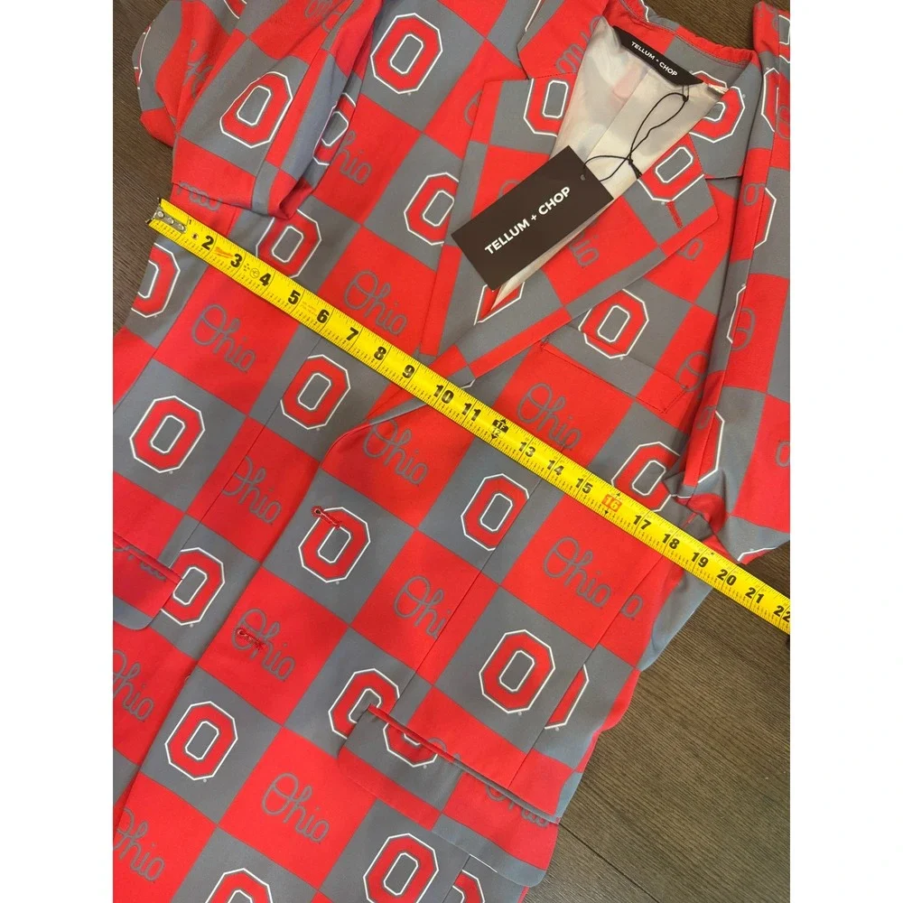Tellum + Chop Ohio State Suit 42 Jacket 38x36 Pants Game Day Tailgate NWT